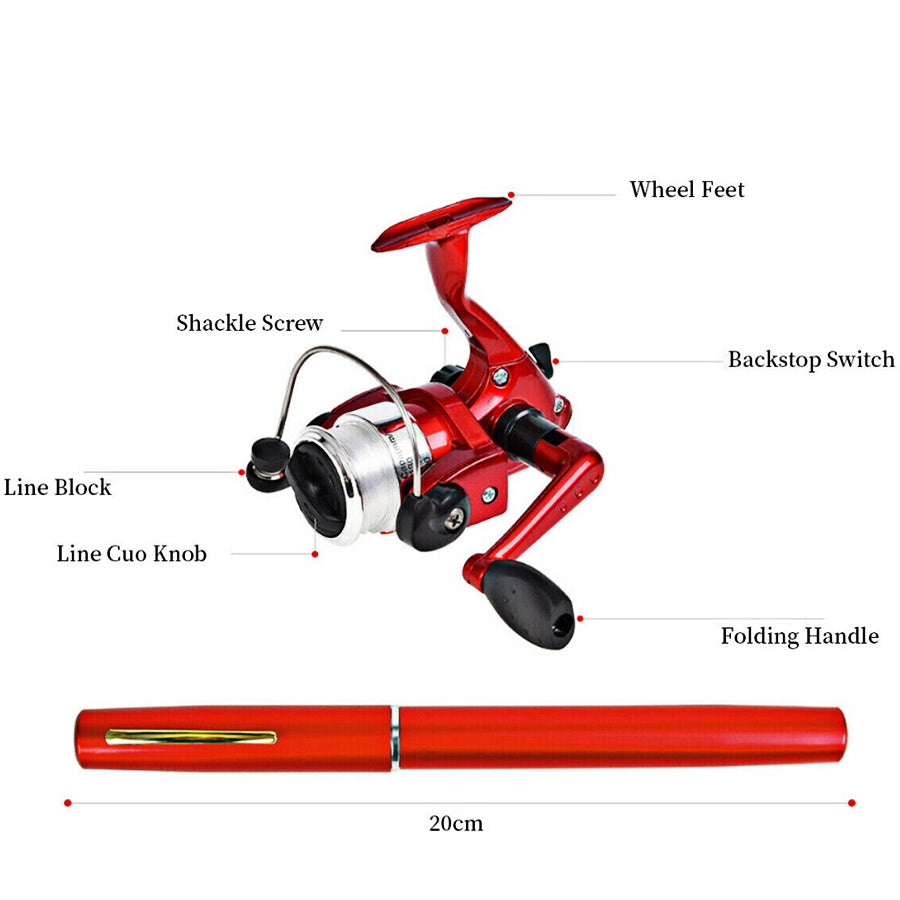 Pen Fishing Rod + Pocket REEL
