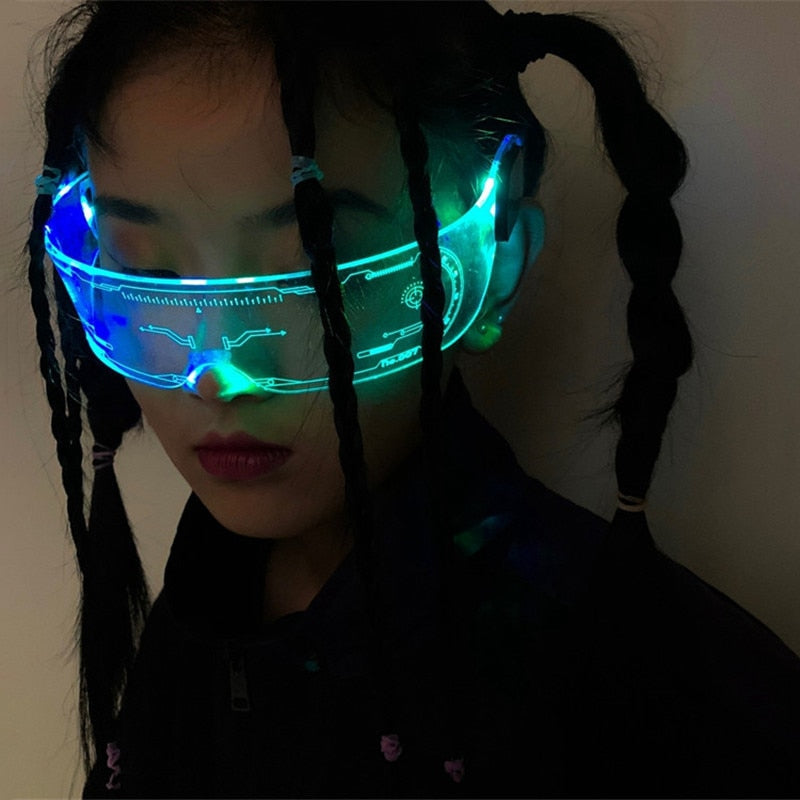 Futuristic Luminous Sunglasses